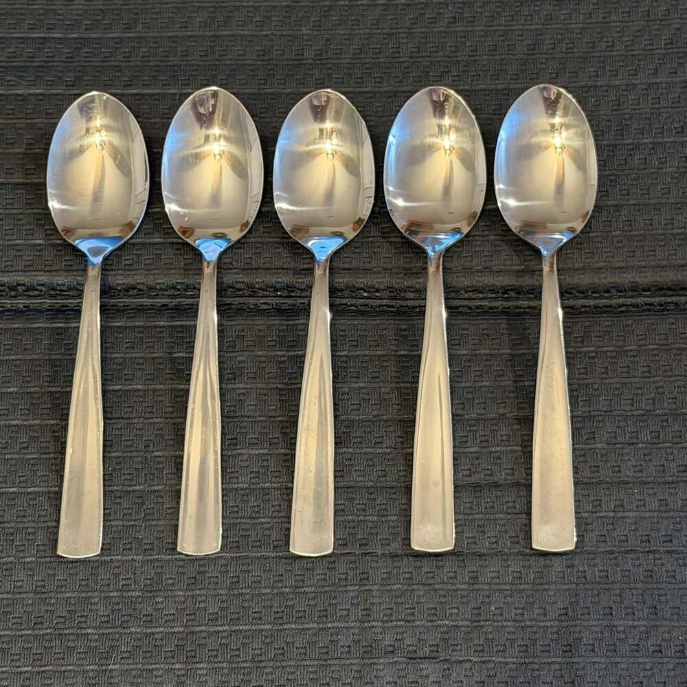 MIS50 (Stainless) by Mikasa Teaspoon Set of 5 18/0 Stainless Steel Flatware